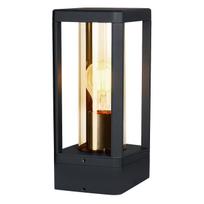 Pastatomas lauko šviestuvas Candellux Lighting Cissus Garden Lamp, 60W, E27, IP20, juoda sp., 24 cm x 12 cm