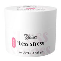 Formuojamasis nagų gelis Elisium Less Stress Nail Builder Gel, rose, 40 ml