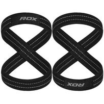 Treniruočių diržas, kėlimo RDX WAC-W8G-S, 25.4 cm, juoda sp., 2 vnt.
