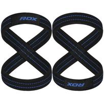 Treniruočių diržas, kėlimo RDX WAC-W8U-S, 25.4 cm, mėlyna sp., 2 vnt.
