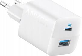 Telefono įkroviklis Anker 323, USB Type C/USB Type A, balta sp., 33 W