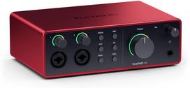 Garso sąsaja Focusrite Scarlett 4i4 4th Gen, raudona sp.