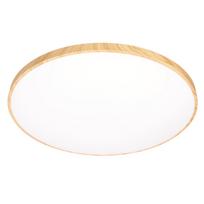 Šviestuvas lubų Candellux Lighting Tens, LED, 3000 - 6000 °K x 24 W, balta sp. / medienos sp.