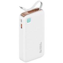 Nešiojamas įkroviklis (Power bank) Usams XY Series US-CD225, 10000 mAh, 20 W, balta sp.