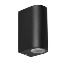 Sieninis lauko šviestuvas Candellux Lighting Lobelia, 35W, GU10, IP44, juoda sp., 9 cm x 15 cm