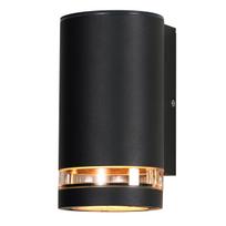 Sieninis lauko šviestuvas Candellux Lighting Senecio, 35W, GU10, IP44, juoda sp., 10.5 cm x 16.5 cm