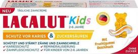 Dantų pasta Lacalut Kids 2-6 Years, įvairių vaisių skonio, 55 ml