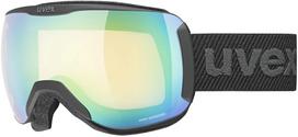 Slidinėjimo akiniai Uvex Downhill 2100 V, juoda sp./žalia sp.