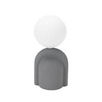 Stalinis šviestuvas Domoletti Menorca T23037 grey, G9, 5W, balta sp./pilka sp.