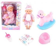 Lėlė - kūdikis su priedais Trifox Little Kids, 36 cm, įvairių spalvų
