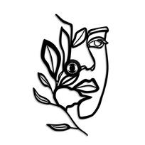 Šviestuvas sieninis Opviq Flower Faced, E27, 1 x 40 W, nėra gaubto