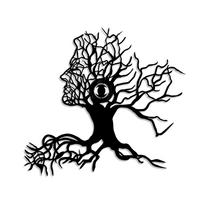 Šviestuvas sieninis Opviq Tree Man, E27, 1 x 40 W, nėra gaubto