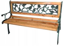 Lauko suoliukas, ruda sp., 126 cm x 52 cm x 73.5 cm