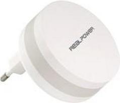 Nešiojamas įkroviklis (Power bank) Realpower Ultron PBC-1800, 1800 mAh, balta sp.