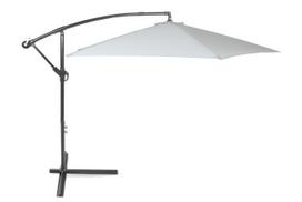 Sodo skėtis Malabo, 300 cm, pilka sp./šviesiai pilka sp.