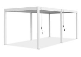 Pavėsinė Pergola Elegance, 600 x 255 cm, balta sp.