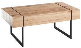Kavos staliukas MC Akcent Paphos, ruda sp./juoda sp., 110 cm x 60 cm x 45 cm