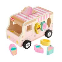 Formelių rūšiuoklė, ledų rinkinys Fisher Price, 13 cm, įvairių spalvų, 9 vnt.