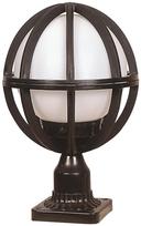 Pastatomas lauko šviestuvas Opviq BSU-68080-BSY-M4-KOP, 60W, E27, IP65, juoda sp., 23 cm x 38 cm