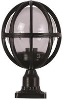 Pastatomas lauko šviestuvas Opviq BSU-68080-BSY-M3-K, 60W, E27, IP65, juoda sp., 23 cm x 38 cm