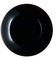 Lėkštė pietų Luminarc Zelie Black, Ø 25 cm, juoda sp.