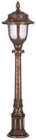 Pastatomas lauko šviestuvas Opviq BSU-68180-BKR, 60W, E27, IP65, bronzos sp./ruda sp., 25 cm x 95 cm