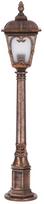 Pastatomas lauko šviestuvas Opviq BSU-68181-BKR-B, 60W, E27, IP65, bronzos sp./ruda sp., 20 cm x 100 cm