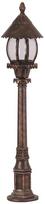 Pastatomas lauko šviestuvas Opviq BSU-68184-BKR-B, 60W, E27, IP65, bronzos sp./ruda sp., 20 cm x 100 cm