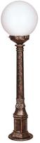 Pastatomas lauko šviestuvas Opviq BSU-68160-BKR-M2-BOP, 60W, E27, IP65, bronzos sp./ruda sp., 20 cm x 90 cm