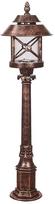 Pastatomas lauko šviestuvas Opviq BSU-68199-BKR-B, 60W, E27, IP65, bronzos sp./ruda sp., 26 cm x 10 cm