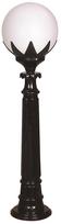 Pastatomas lauko šviestuvas Opviq BSU-68209-BSY-B, 60W, E27, IP65, juoda sp., 25 cm x 95 cm