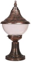 Pastatomas lauko šviestuvas Opviq BSU-68207-BKR-M1, 60W, E27, IP65, ruda sp., 27 cm x 50 cm