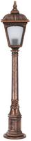 Pastatomas lauko šviestuvas Opviq BSU-68185-BKR-M2-B, 60W, E27, IP65, bronzos sp./ruda sp., 20 cm x 100 cm
