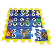 Kilimėlis kūdikiams - dėlionė Stamp Animals Alphabet, 31 cm x 31 cm, 9 vnt, įvairių spalvų