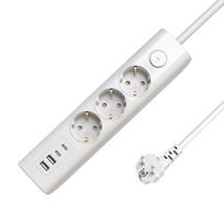 Buitinis ilgintuvas MicroConnect, 1.5 m, 3 lizdų, su jungikliu