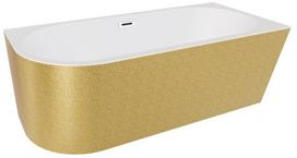 Vonia, laisvai pastatoma Besco Zoya Glam Gold, 170 cm x 80 cm x 59 cm, dešininė, aukso sp./chromo sp.