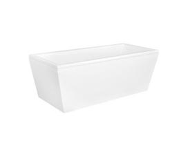 Vonia, laisvai pastatoma Besco Vena, 170 cm x 75 cm x 61 cm, stačiakampis, balta sp./grafito sp.