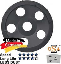 Šlifavimo diskas Samedia PCD, 125 mm x 22 mm x 4 mm