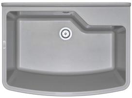 Virtuvinė plautuvė Deante Garden, polistirenas, 61 cm x 44.5 cm x 30.2 cm, pilka sp.