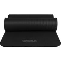 Kilimėlis fitnesui ir jogai Springos YG0005, juoda sp., 180 cm x 60 cm x 1 cm