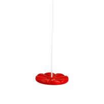 Pakabinamos sūpynės vaikams 4IQ Flower, 28 cm, 180 cm, raudona sp.
