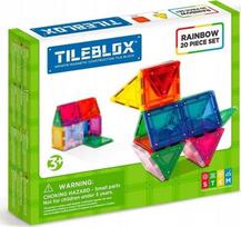 Magnetinis konstruktorius Magformers Tileblox Vaivorykštė 1030002, 20 vnt.