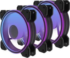 Oro aušintuvas korpusui Preyon Eagle Eye 120 PWM ARGB 3-pack, 120 mm x 25 mm