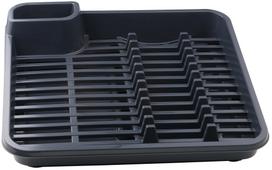 Indų džiovykla Domotti Milo, 39 cm x 39 cm x 7.1 cm, plastikas, pilka sp.