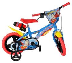 Vaikiškas dviratis, vaikų Dino Bikes Superman BOTTARI.612L-SM, mėlyna sp./raudona sp./geltona sp., 12"