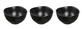 Dubenėlių rinkinys Ambition Salsa Relief, juoda sp., 8 cm, 0.12 l