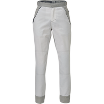 Darbo kelnės moterims Cerva Montrose Lady, balta sp./pilka sp., 40 dydis