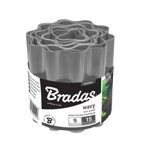 Vejos atitvaras Bradas Wavy, 900 cm x 15 cm, pilka sp.
