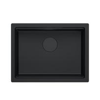 Virtuvinė plautuvė GraniteQ Logan 100, granitas, 59.5 cm x 45 cm x 21.5 cm, pure carbon sp.