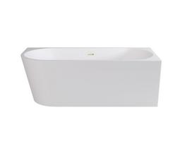 Vonia, laisvai pastatoma Besco Zoya, 150 cm x 75 cm x 58 cm, dešininė, balta sp.